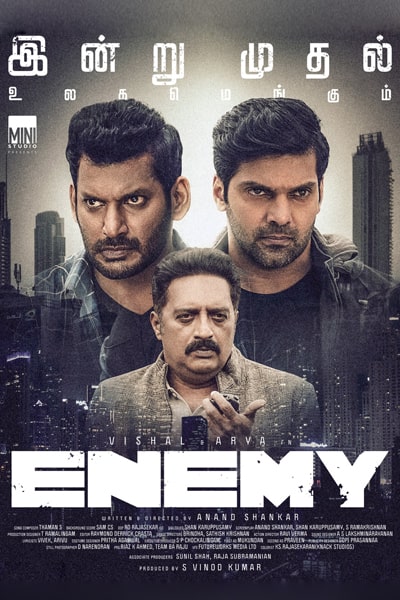 Download Enemy (2021) Dual Audio {Hindi-Tamil} Movie 480p | 720p | 1080p WEB-DL ESub
